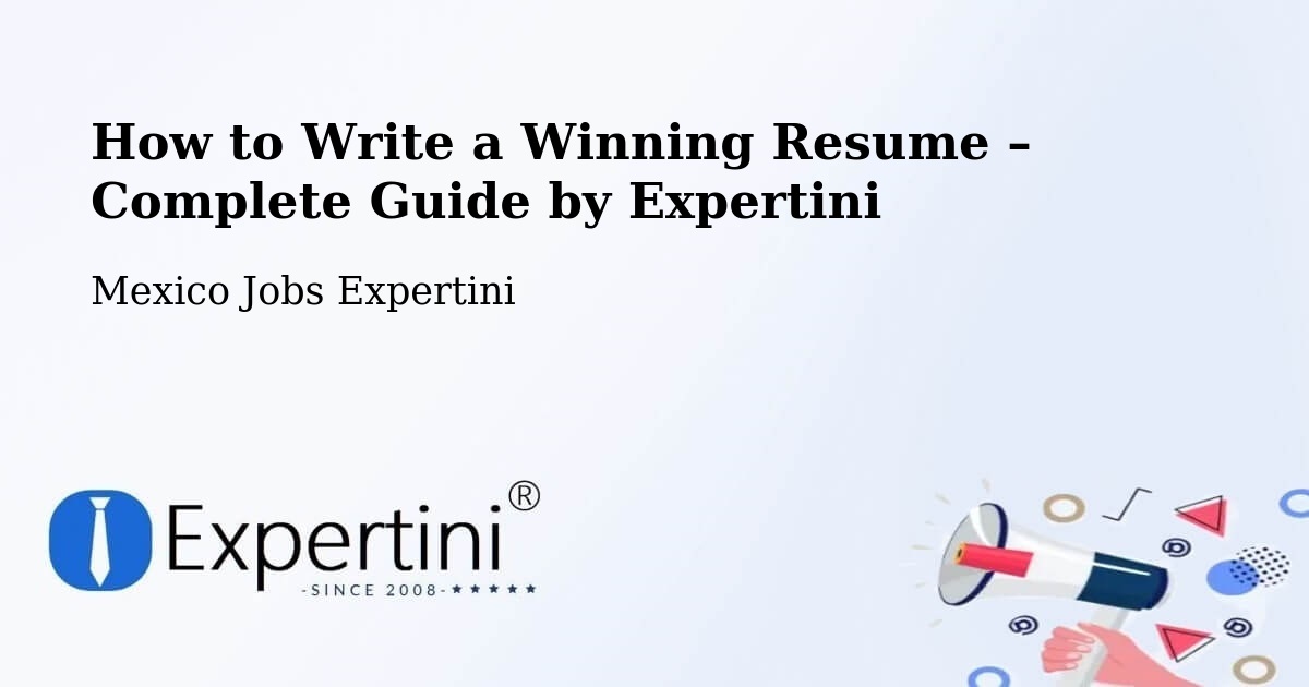 Resume Writing Guide for Job Seekers – Madrid - Madrid, Mexico Jobs Expertini