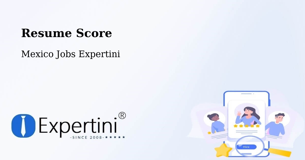 Resume Score & Job Description Match Tool – Madrid - Mexico Jobs Expertini